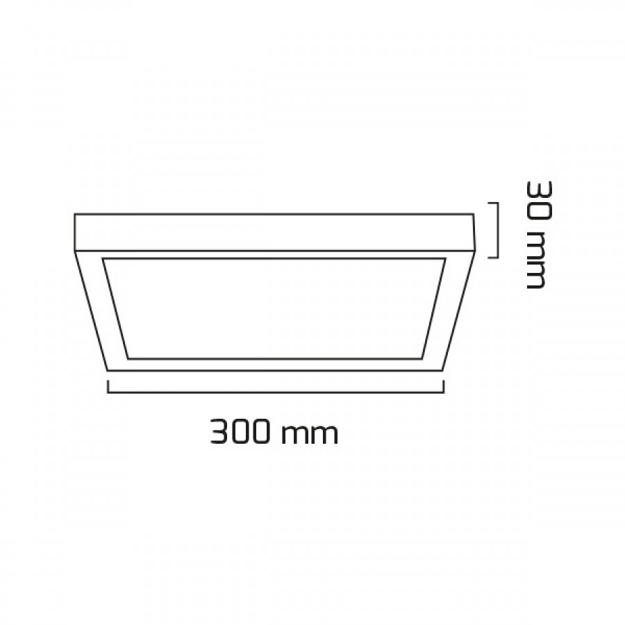 Goya 24w Sıva Üstü Kare Led Panel Armatür - GY1884-24-Kaya Aydınlatma Goya Aydınlatma - GY 1884-24