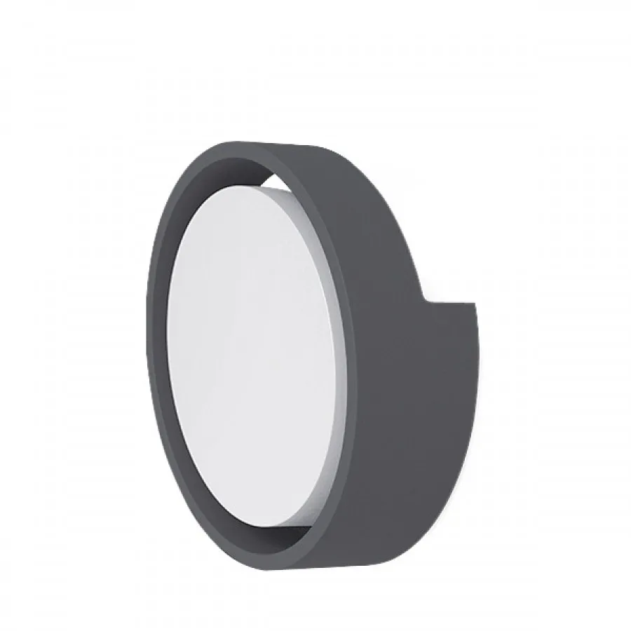 Braytron 12w Walls-D-RND Siyah Dış Mekan IP65 Aplik 6500K - BG38-00732