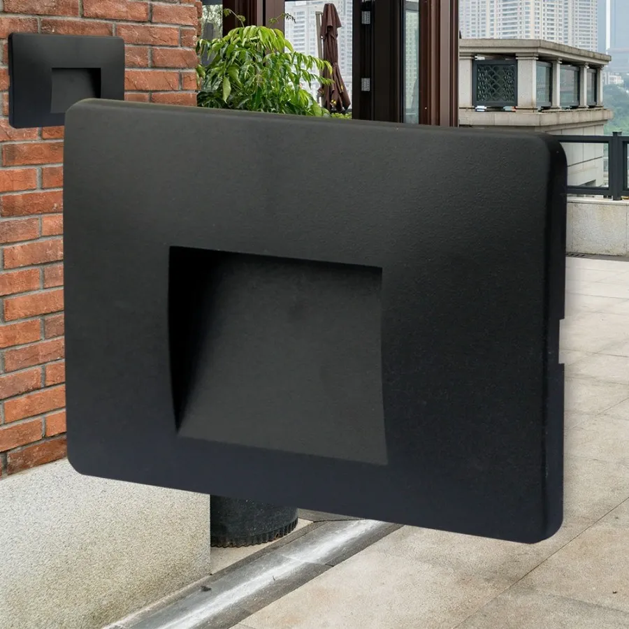 Braytron 3w Vekta-B-WLS Siyah Dış Mekan IP65 Aplik 3000K - BG38-02101 Braytron 3w Vekta-B-WLS Siyah Dış Mekan IP65 Aplik 3000K - BG38-02101