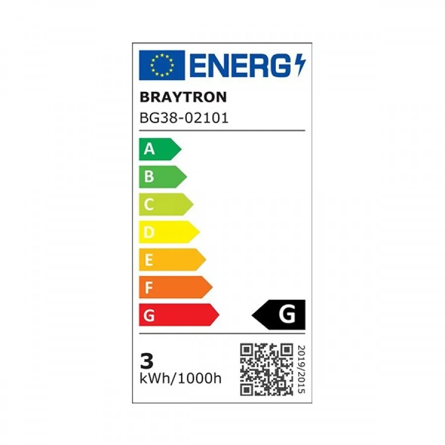 Braytron 3w Vekta-B-WLS Siyah Dış Mekan IP65 Aplik 3000K - BG38-02101-Kaya Aydınlatma BRAYTRON - BG38-02101