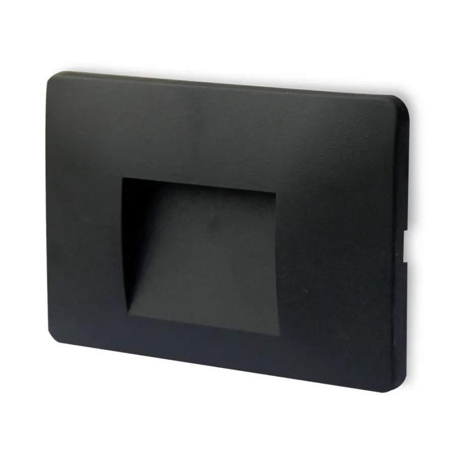 Braytron 3w Vekta-B-WLS Siyah Dış Mekan IP65 Aplik 3000K - BG38-02101