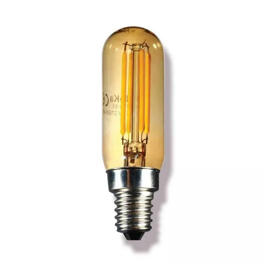 HEKA 4w E14 T25 Bal Cam Rustik Led Tüp Ampul 2500K-Kaya Aydınlatma HEKA Lighting & Design - KA-51