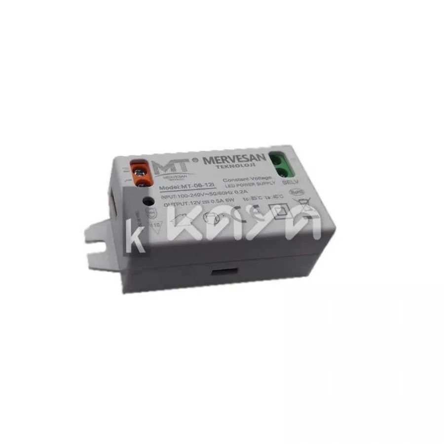 Mervesan 6W 12Vdc Plastik Kasa Smps Adaptör - MT-06-12i