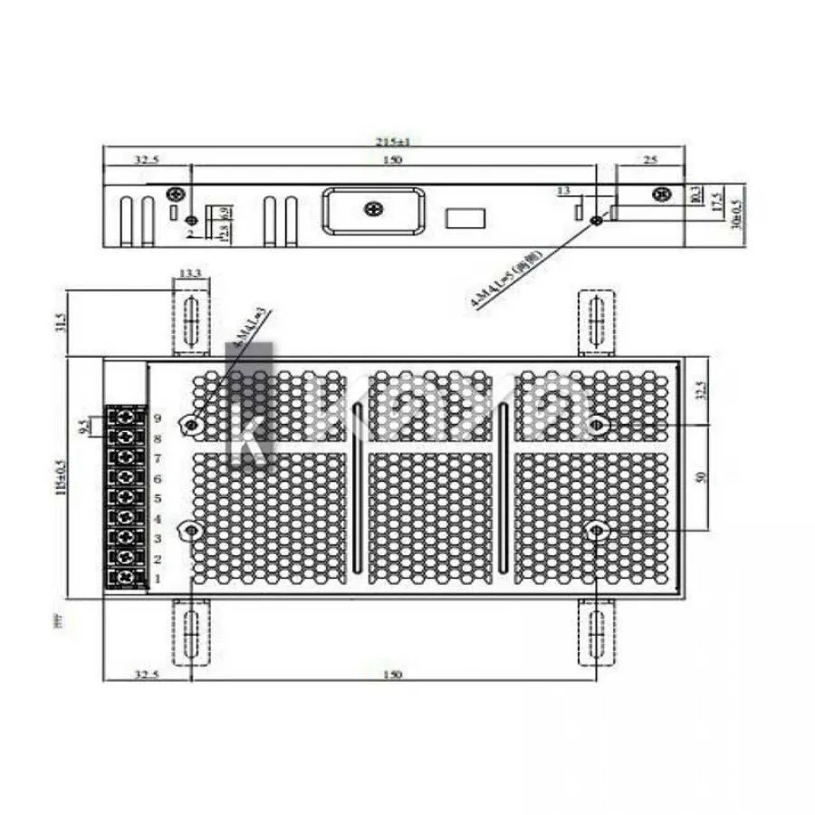 Mervesan 250W 12 Vdc Metal Kasa Smps Adaptör - MT-250-12
