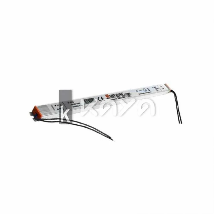 Mervesan 60W 12V 5A Plastik İnce Kasa Smps Adaptör - MT-60-12-PL 