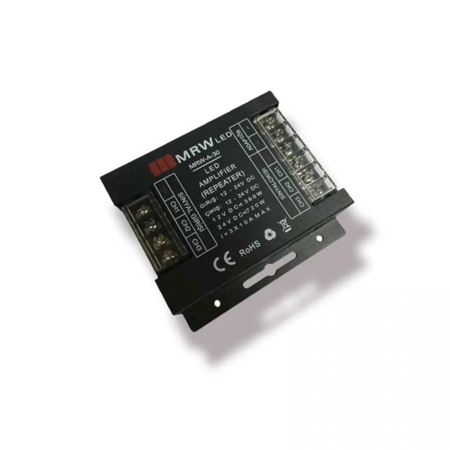 Mervesan 360W 12-24V Şerit Led Amplifier / Repeater - MRW-A-30