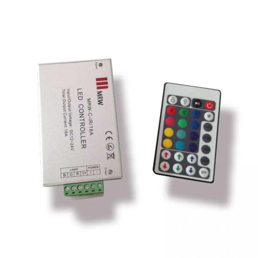 Mervesan 216w 12-24V 18 Amper RGB Led Kumandası - MRW-C-IR-18A 