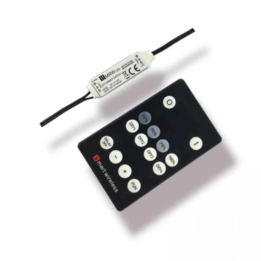 Mervesan 72w 12-24V 6 Amper RF Led Dimmer - MRW-D-6 A (MİNİ) 
