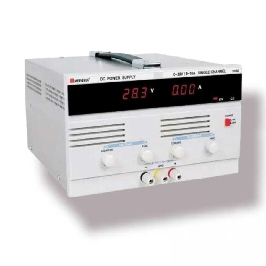 Mervesan 300W 0-30V Laboratuar Tipi Ayarlı Güç Kaynağı - MT-3010 D