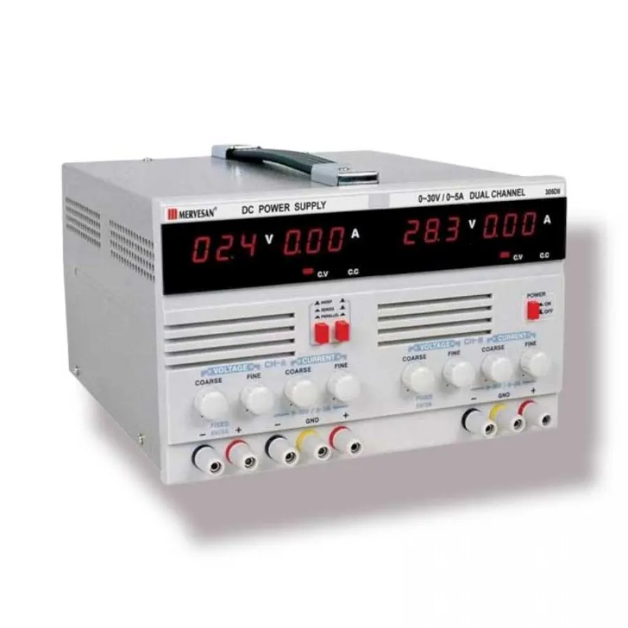 Mervesan Laboratuar Tip Ayarlı Güç Kaynağı - MT-305-DII