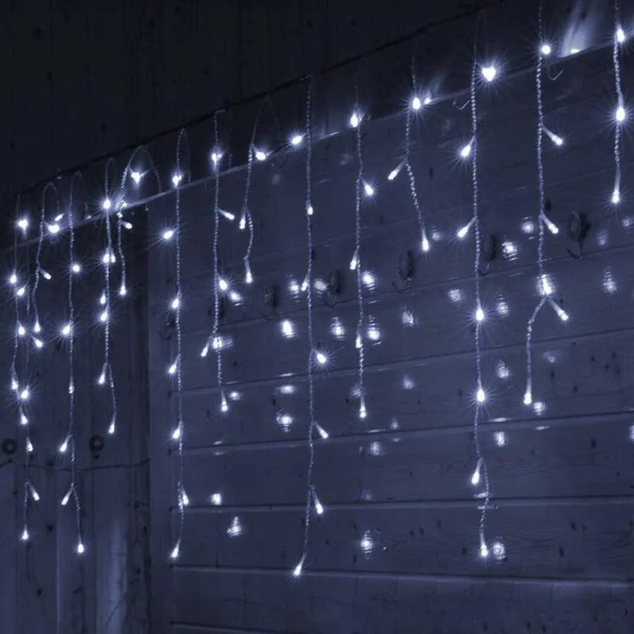 Işıklı Perde 2m 192 LED Saçak 90-70-50 cm Çakarlı - KY-402
